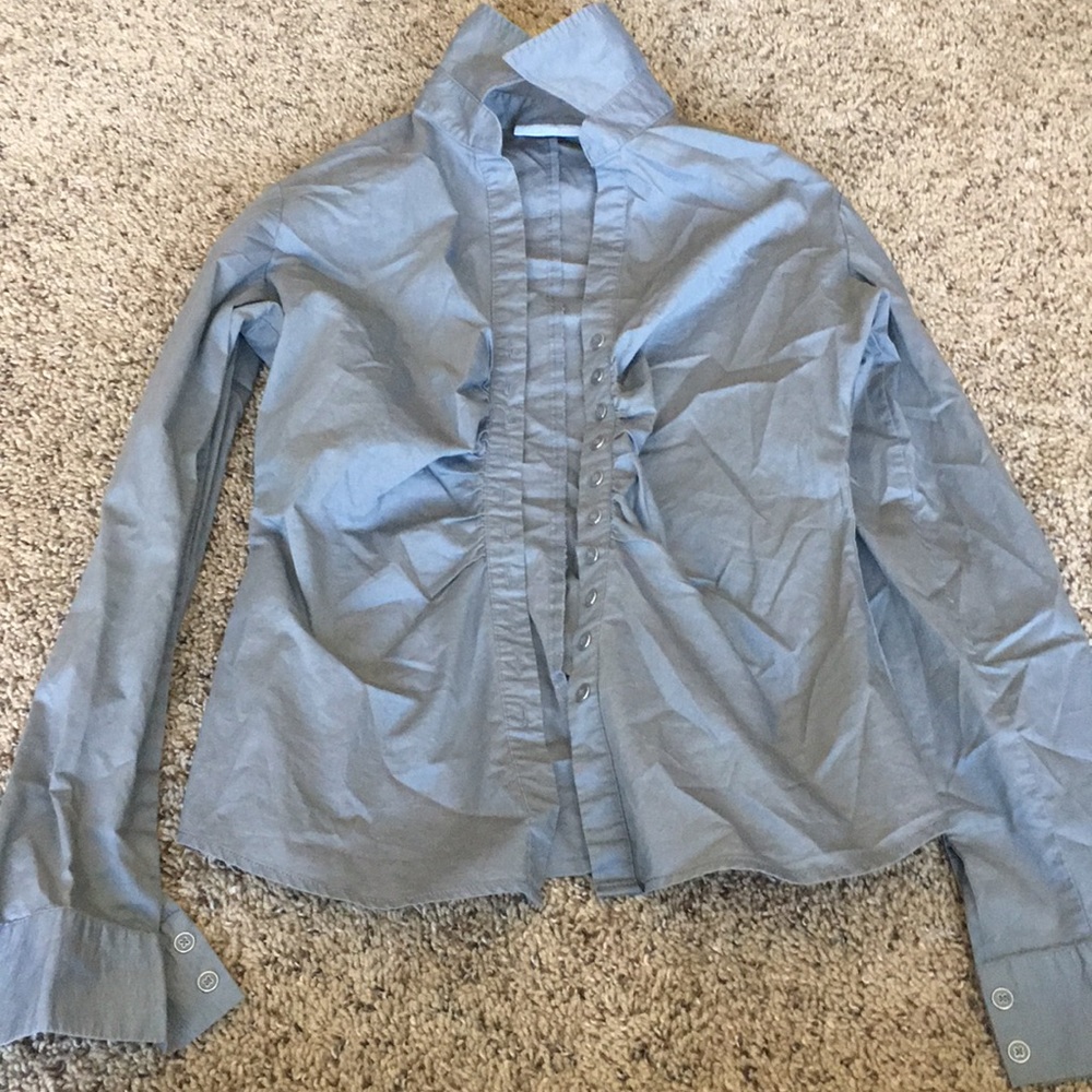 Button up long sleeve shirt stretch